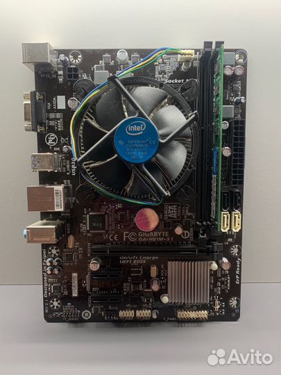 Материнская плата H81M + i5-4460 + ddr3 8 GB