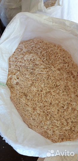 Опилки стружка в мешках