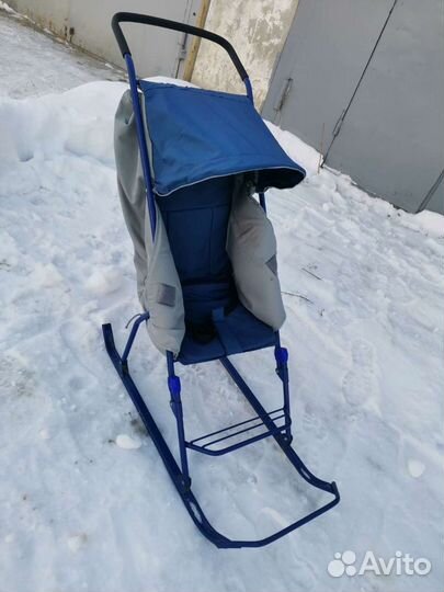 Коляска санки