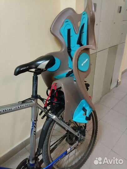 Детское велокресло Btwin с багажником