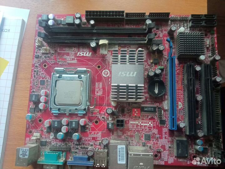 Материнская плата с процессором i2 DDR 2