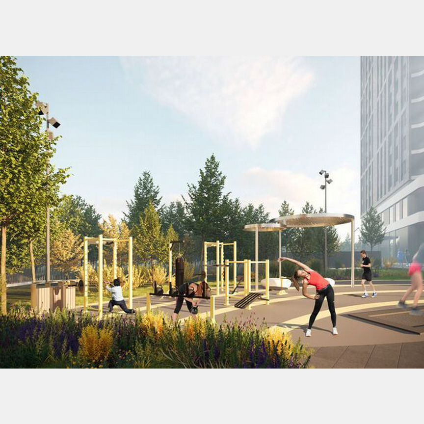 1-к. квартира, 40,5 м², 21/25 эт.