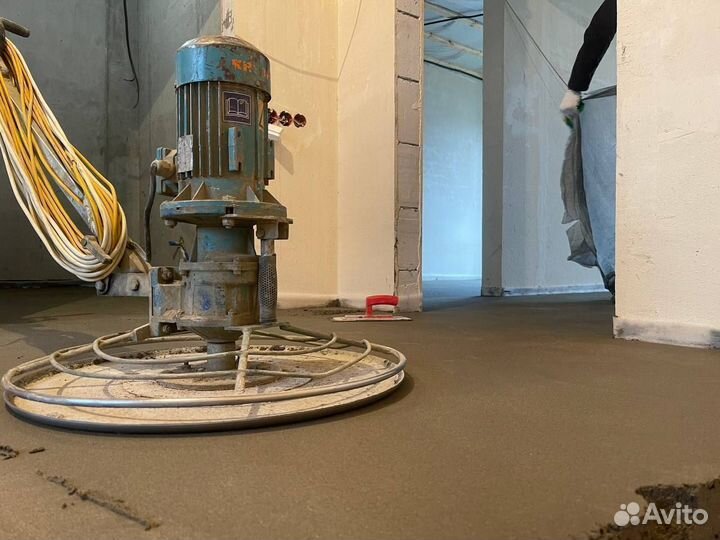 Полусухая стяжка пола под ключ с материалом – цена