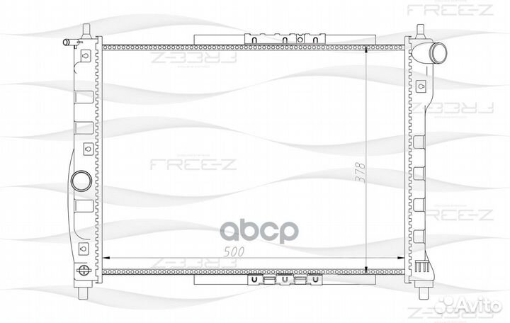 Радиатор KK0133 free-Z