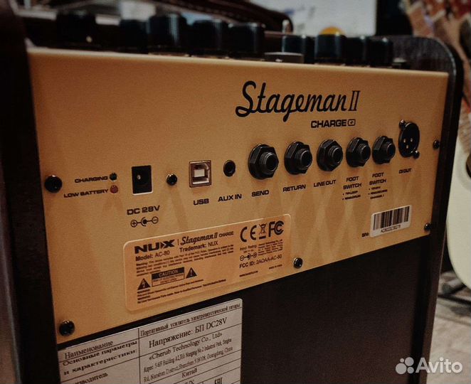 Nux AC-80 акустический Комбоусилитель (новый)