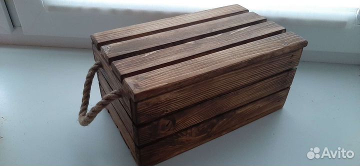 Ящик деревянный подарочный