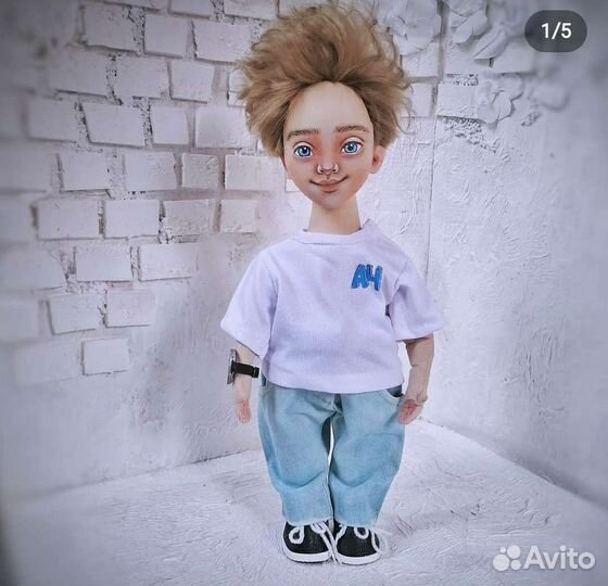 Кукла ручной работы блогер А4