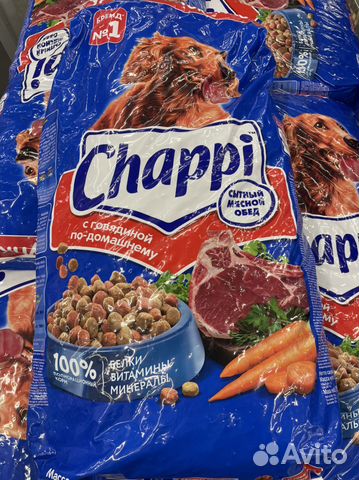 Сухой корм для собак Chappi 15кг