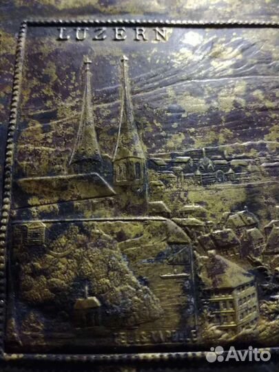 Старинная штамп чеканка