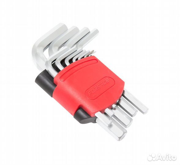 Набор ключей Г-образных 6-гранных, 11пр.(1.5, 2, 2