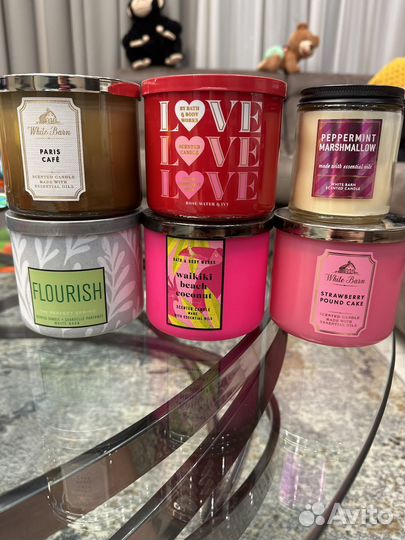 Bath body works свеча