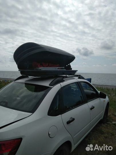 Автобокс на крышу Ветлан 400 л на Fiat Albea