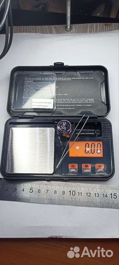 Весы электронные с гирькой карманные