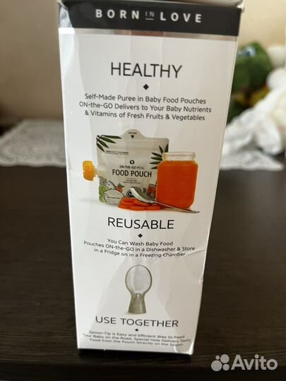 Многоразовые паучи для детского питания