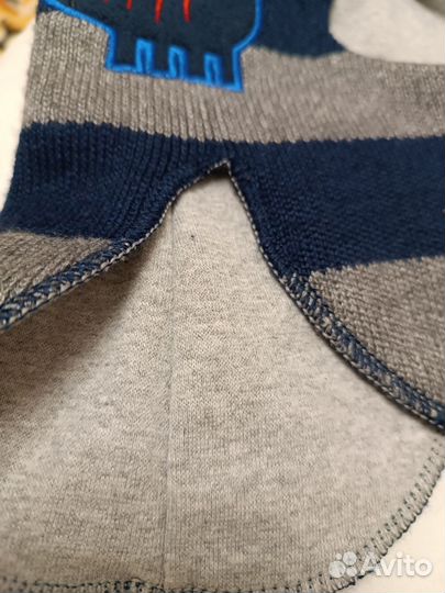 Шапки шлемы мальчик весна осень демисезон 46 48