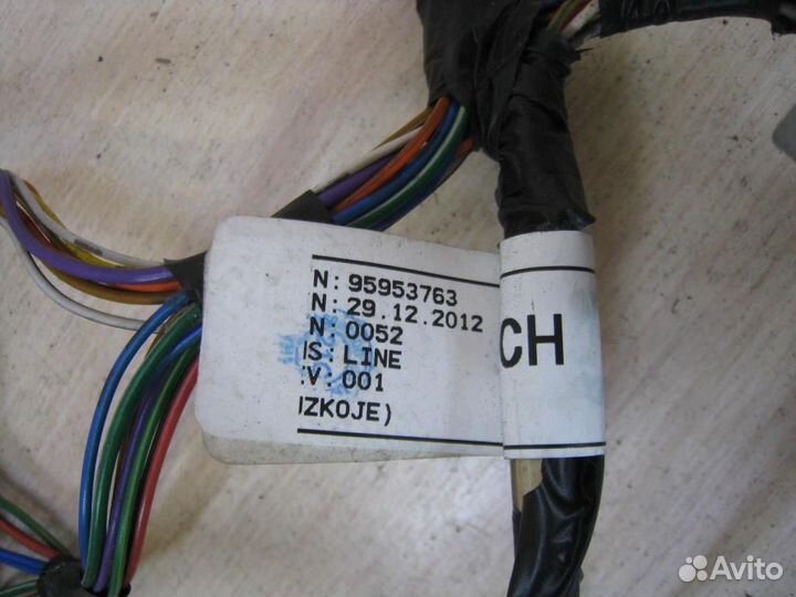 Проводка салона Daewoo Matiz M150 2013