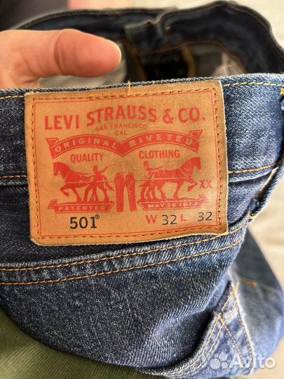 Джинсы мужские Levis 501 W30 L32