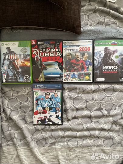 Диски на xbox 360 и пк