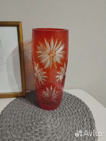 Ваза хрустальная СССР винтаж