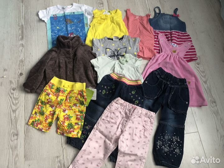 Пакет вещей для девочки от 1,6 до 2 лет
