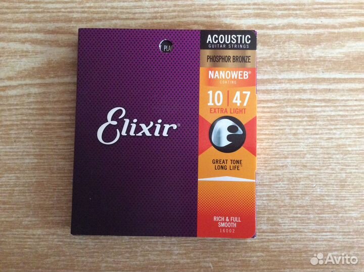 Струны Elixir Акуст nanoweb Phosphor,80/20 10-47