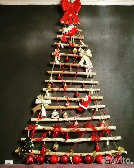 Елка искусственная из натуральных материалов