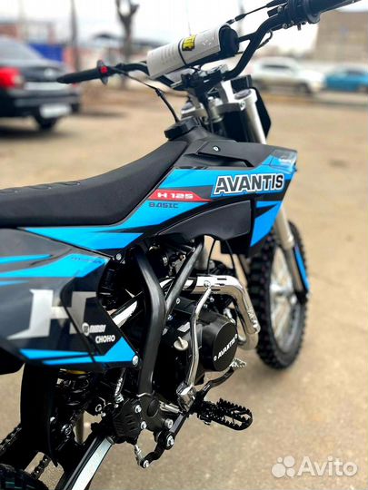 Питбайк Avantis 125 кубов, 10 лс, на 14/12 колесах, с карбюратором Nibbi PE 19