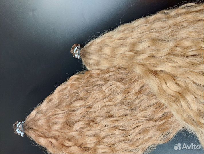 Волосы для наращивания Exclusive +, кудри, опт