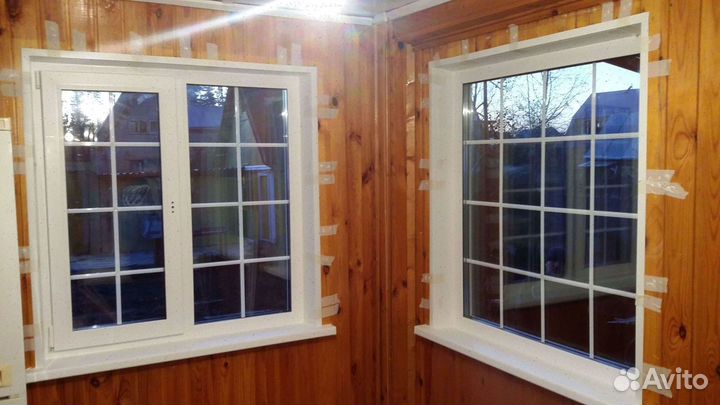 Пластиковое окно остекление балконов