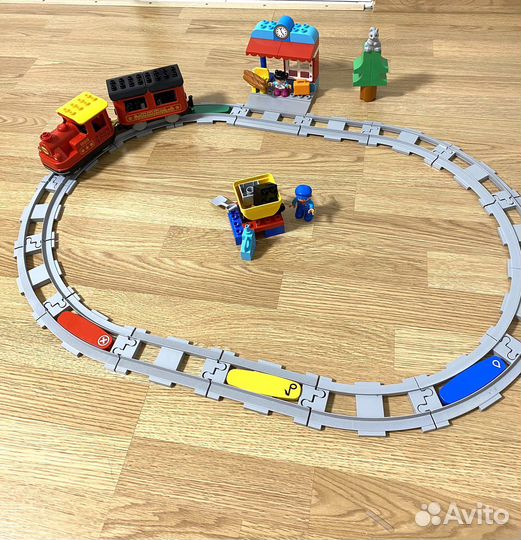 Lego duplo Поезд на паровой тяге 10874