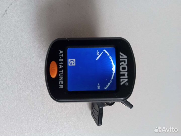 Тюнер для настройки гитары, скрипки, виолончели