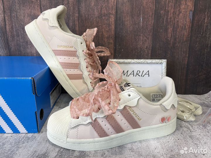 Кроссовки Adidas superstar cappuccino