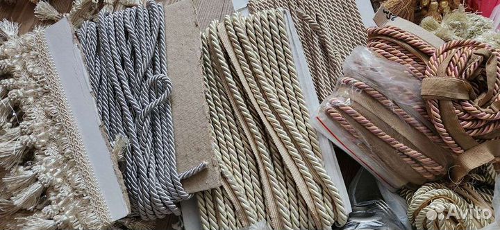 Шторные ткани и фурнитура новые