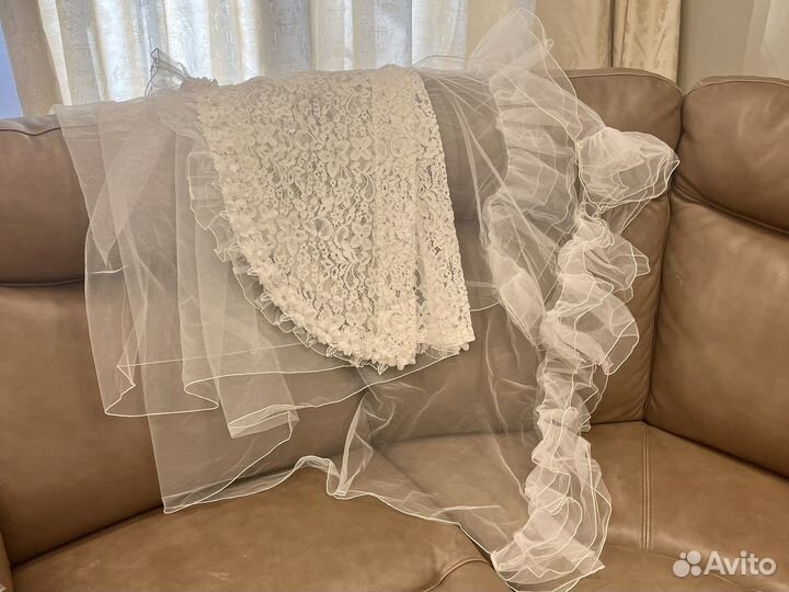 Кружевной балдахин для детской кроватки