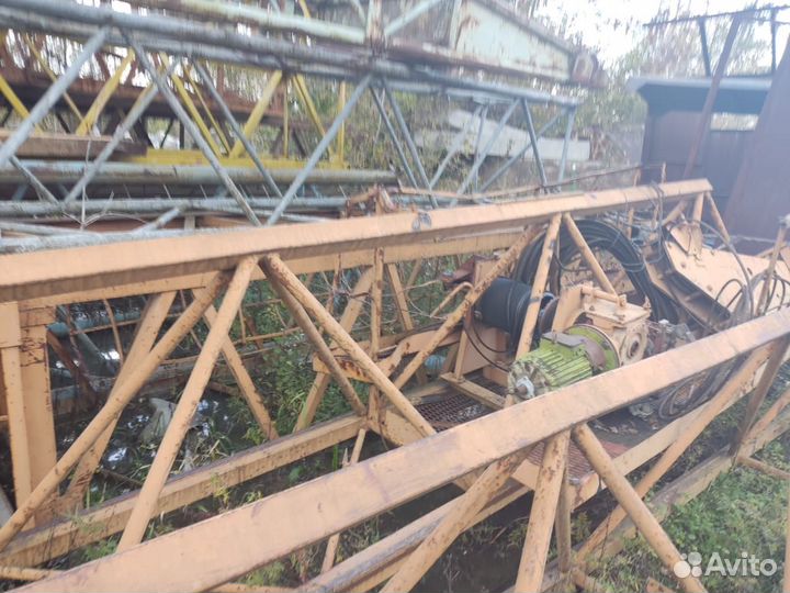 Сваебоная установка, кран мкг-25бр, копер