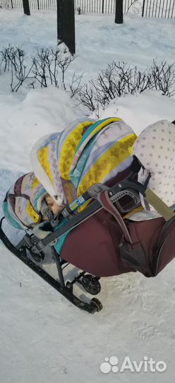 Коляска санки