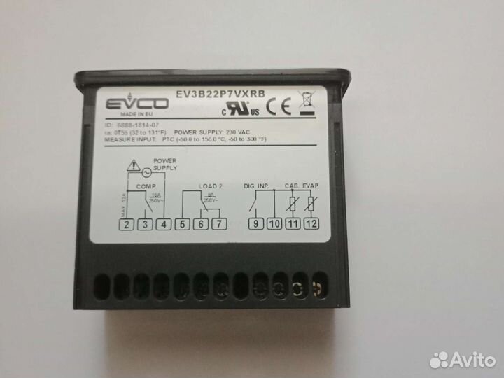 Контроллер evco EV3B