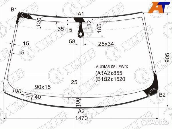 Стекло лобовое audi A6 allroad quattro