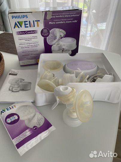 Молокоотсос avent электрический и ручной