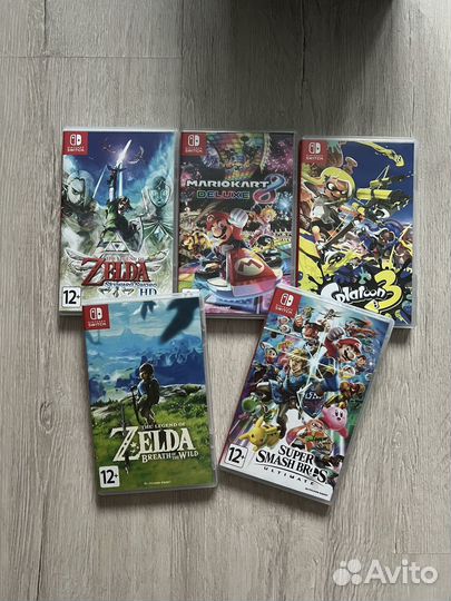 Катриджы nintendo switch