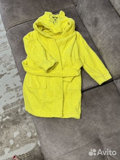 Халат махровый для девочки