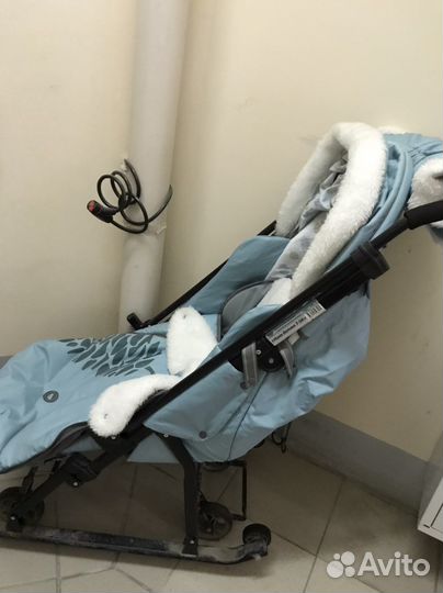 Санки коляска nika