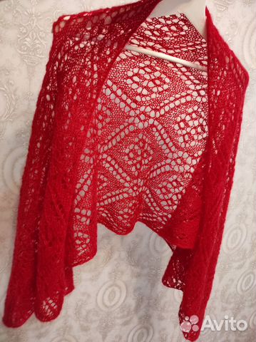 Палантин ажурный