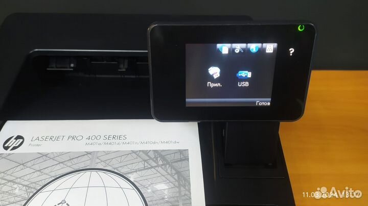 Принтер HP LaserJet Pro 400 M401dn пробег 2707 лт