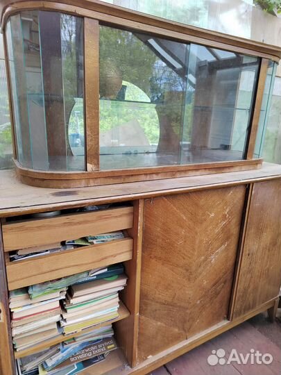 Буфет сервант СССР дерево массив 1950х