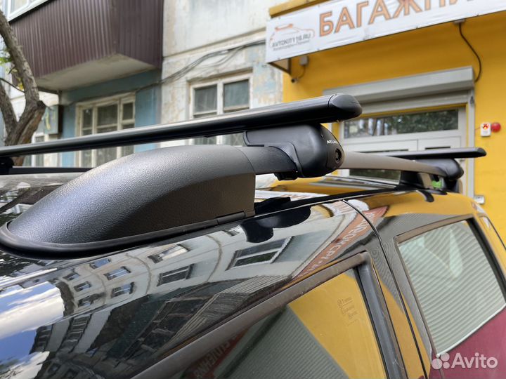 Багажник на крышу LADA Niva Travel (аэро, чёрный)