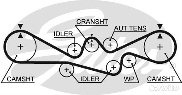 Зубчатый ремень привода грм powergrip