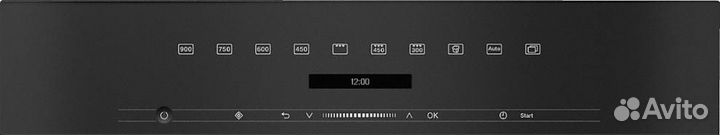 Микроволновая печь miele M 7244 TC obsw чёрный обс