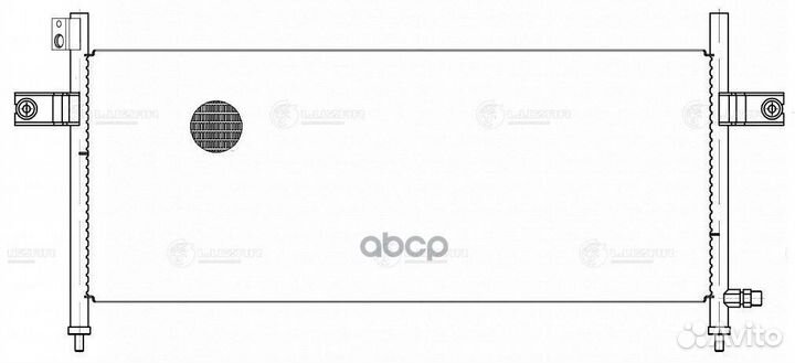 Радиатор кондиционера Nissan NP300 (08) /Pick Up