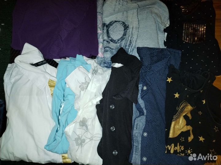 Вещи пакетом для девочки 152-158+